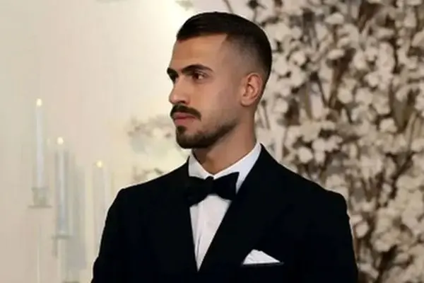 عروسی باشکوه دروازه بان جوان پرسپولیس / حلقه عروس خانم را ببینید + عکس