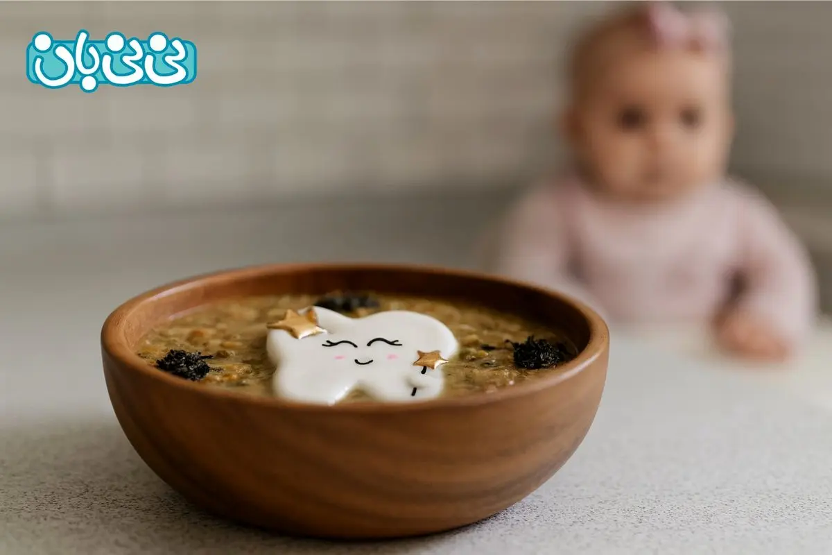 آش دندونی برای نوزاد ـ طرز تهیه ساده و مجلسی برای ۴۰ نفر