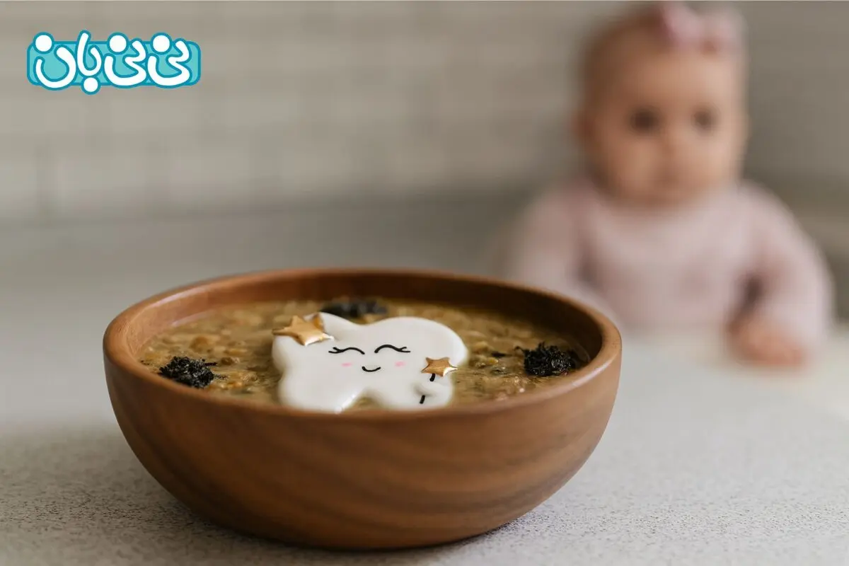 آش دندونی برای نوزاد ـ طرز تهیه ساده و مجلسی برای ۴۰ نفر