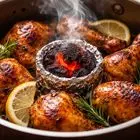  تهیه مرغ دودی بدون نیاز به منقل؛ روشی ساده و سالم برای آشپزی خانگی