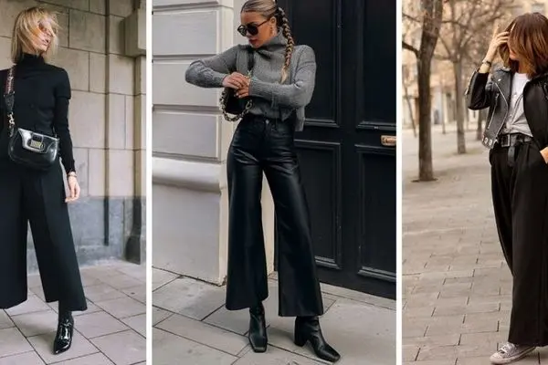 شلوار مشکی؛ برگ برنده‌ شما برای استایلی شیک در فصل سرد! 