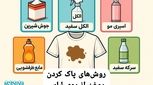 ۸ روش‌ موثر برای پاک کردن لکه روغن از روی لباس