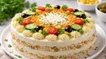 طرز تهیه کیک مرغ مجلسی؛ آموزش مرحله‌به‌مرحله برای یک پیش‌غذای شیک
