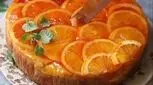طرز تهیه کیک پرتقالی برگردان/یک کیک خوشمزه و جذاب!