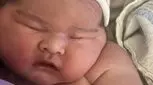 یک زن آمریکایی دختری با وزن 6 کیلوگرم به دنیا آورد!