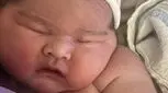 یک زن آمریکایی دختری با وزن 6 کیلوگرم به دنیا آورد!
