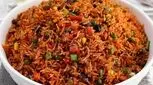 دستور پخت پلوی مکزیکی، یک غذای خوشمزه و گیاهی برای سالم خورها