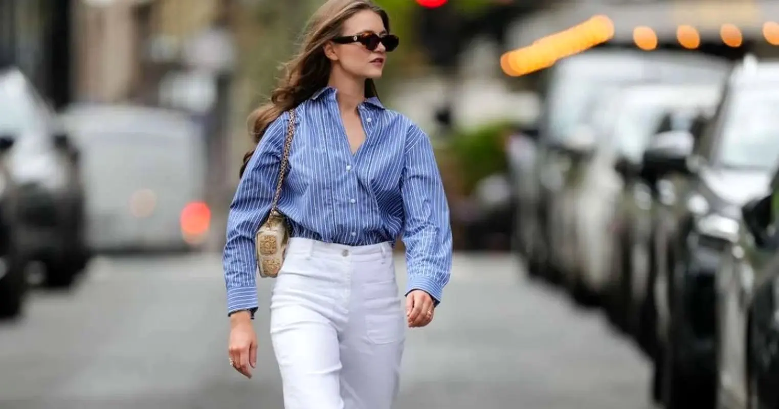   شلوار جین سفید: نماد ظرافت مینیمال در دنیای مد