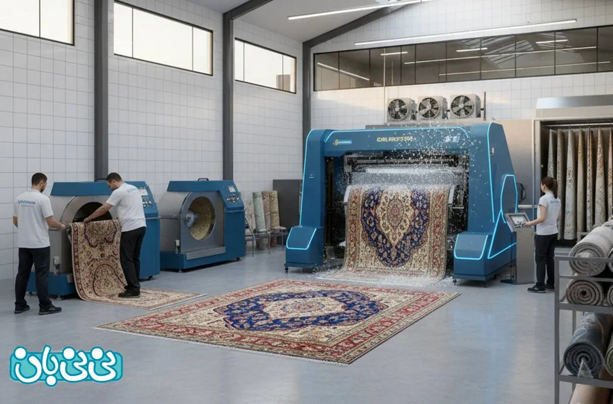 بهترین قالیشویی شمال تهران _ 7 ویژگی مهم + خدمات