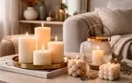 استفاده از شمع برای دکوراسیون؛ راهکاری ساده برای ایجاد فضایی گرم و شیک