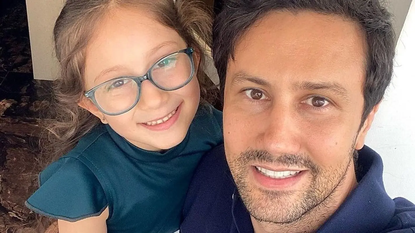 عکس خاص شاهرخ استخری و دخترش پناه