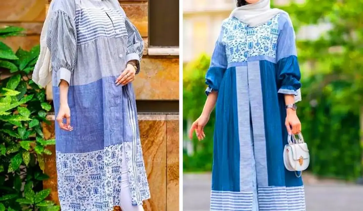 10 نمونه از مانتوهایی با ترکیب مدرن و سنتی (تصاویر)