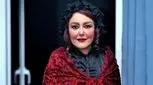 لباس جنجالی شقایق فراهانی با ترکیب قرمز و مشکی همه نگاه‌ها را به خود جلب کرد!