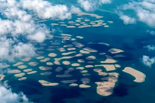 جزیره تازه تاسیس اماراتی ها در دبی شما را انگشت به دهان می کند / نهایت شگفتی و زیبایی (تصاویر)