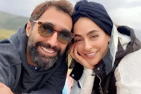 استایل متفاوت سمانه پاکدل و هادی کاظمی با اکسسوری‌های خاص در اکران فیلم