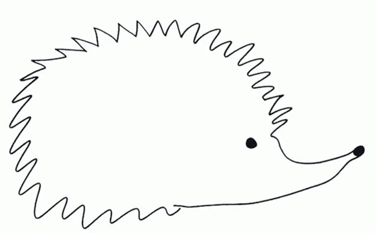 آموزش نقاشی به بچه ها، کشیدن جوجه تیغی با چنگال!