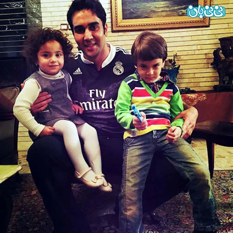 اینستاگرام پوریا پورسرخ، کنار بازیگران کوچولو