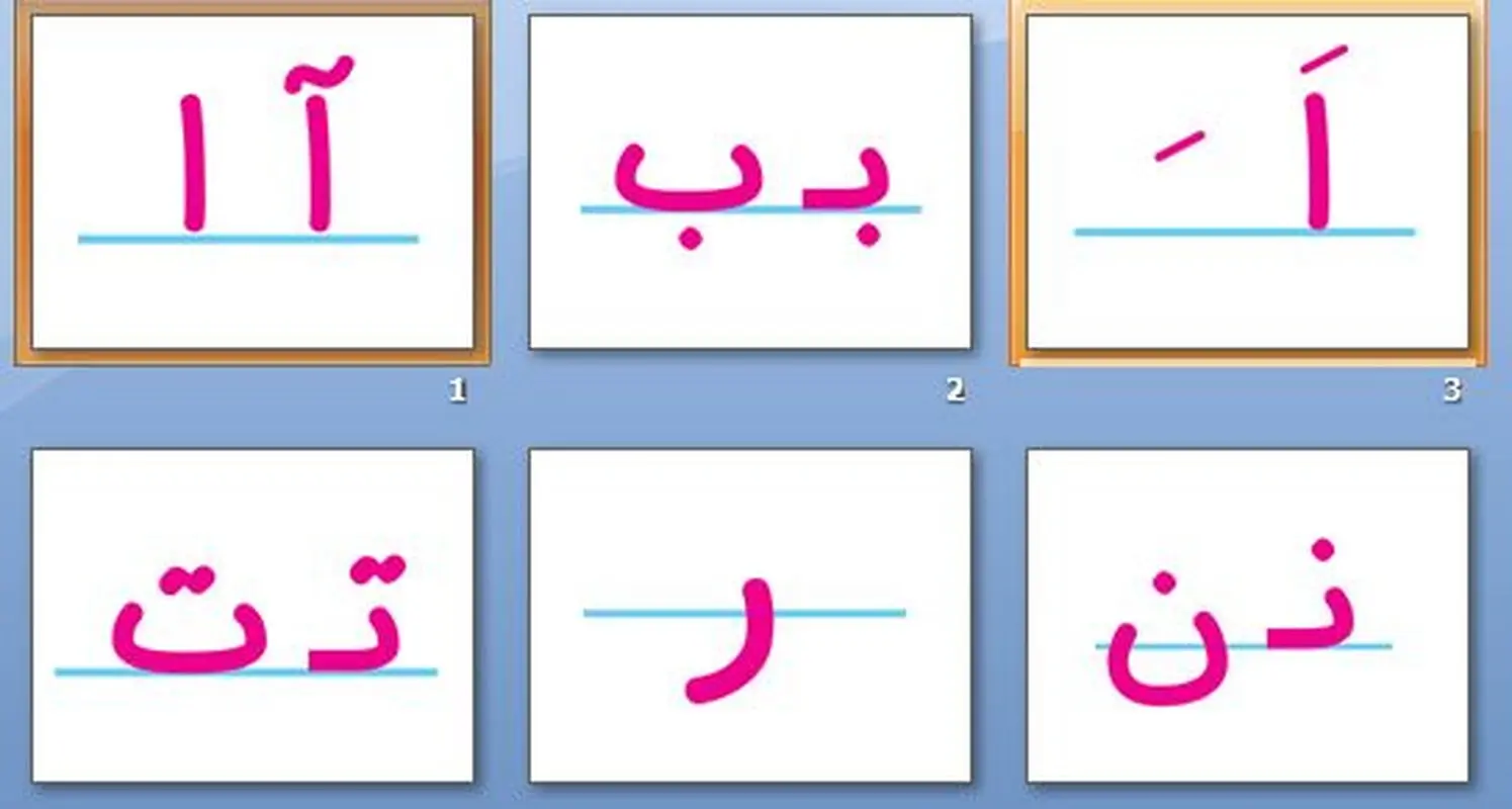 آموزش حروف الفبا به کودکان