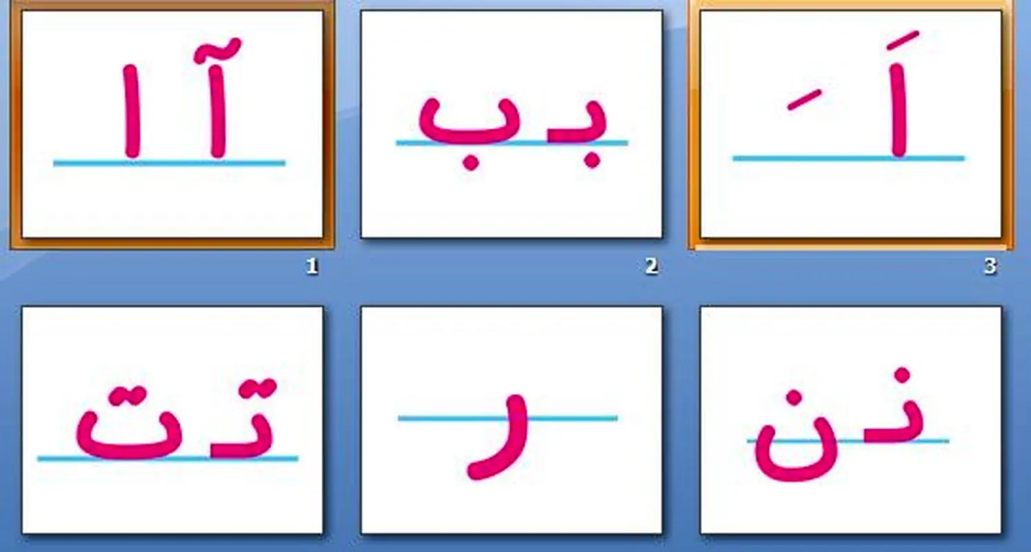 آموزش حروف الفبا به کودکان