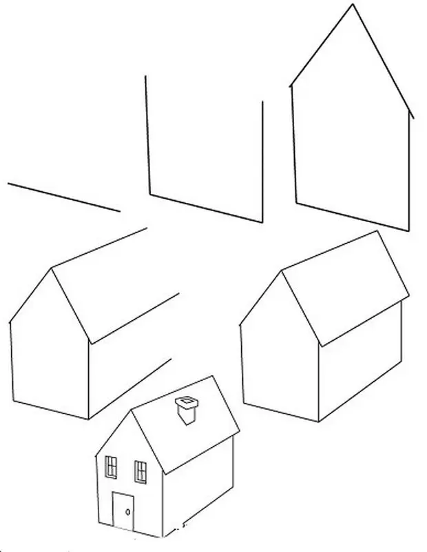 سرگرمی برای بچه ها،‌ چطور یک خانه بکشم؟