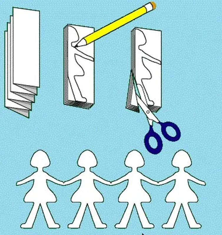 کاردستی ساده برای کودک، آموزش آدمک‌های کاغذی