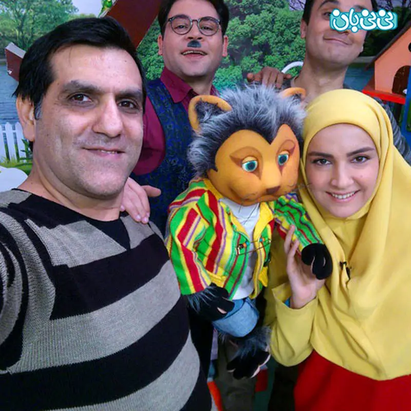 عکس خاله نرگس و پنگول، کلیک کنید