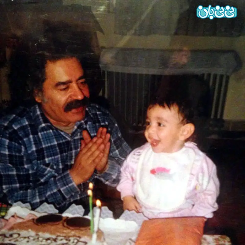 اینستاگرام شقایق فراهانی، سالها پیش کنار پدرش