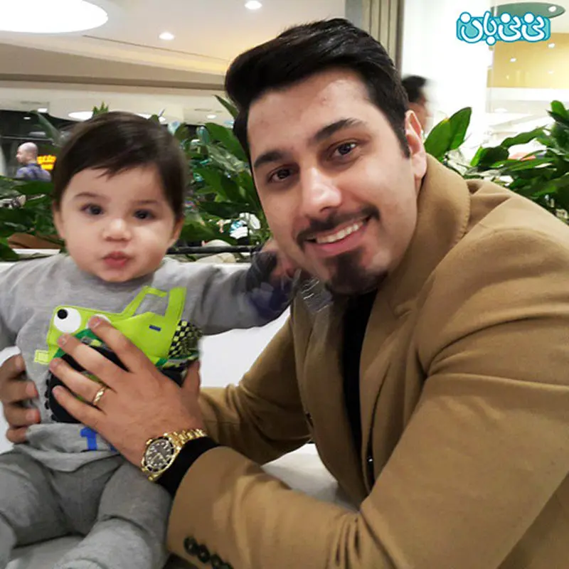 احسان خواجه امیری و فرزندش، وقتی حوصله‌شان سر می‌رود