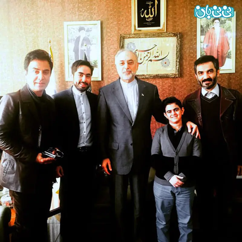 عمو پورنگ و امیرمحمد، دیدار با معاون رئیس جمهور