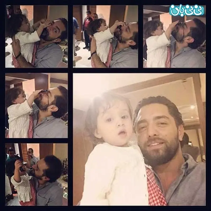 تلاش بهرام رادان برای عکس گرفتن با دختر ترانه علیدوستی