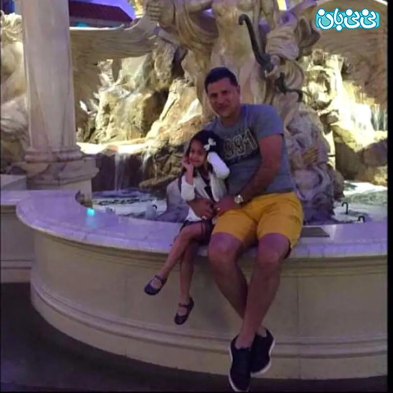 عکس علی دایی و دخترش، نورا خانم