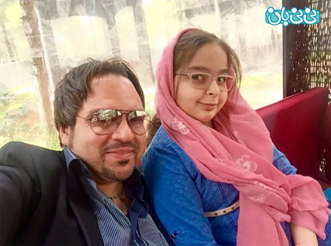 شهرام قائدی و دخترش، سلفی دو نفری