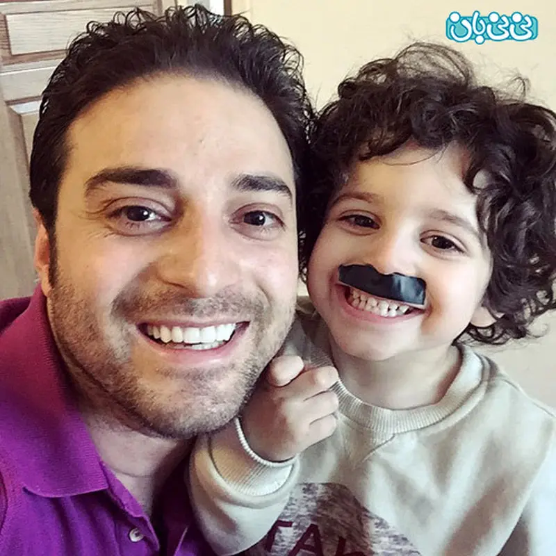 اینستاگرام بابک جهانبخش، کى گفته پسرم مرد نشده؟