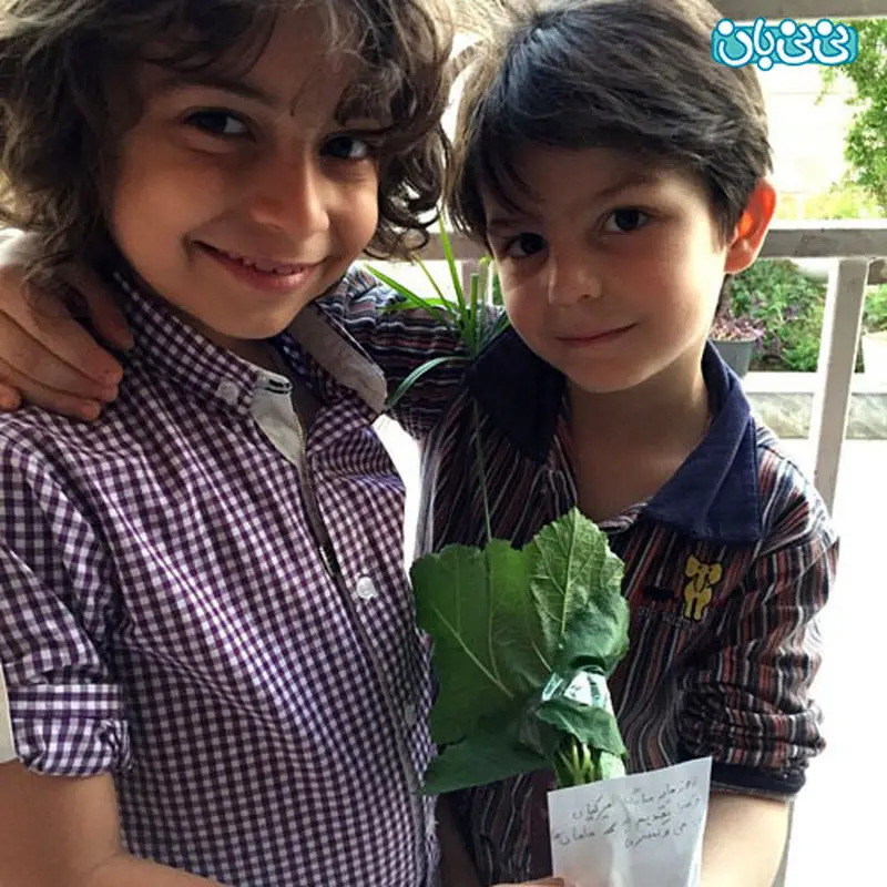 عکس های کامران نجف زاده، همراه پسرش امیرکیان