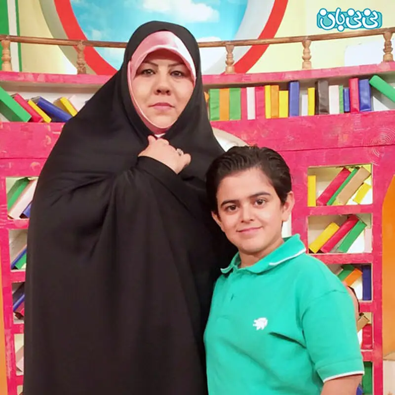عکس امیر محمد و مادرش
