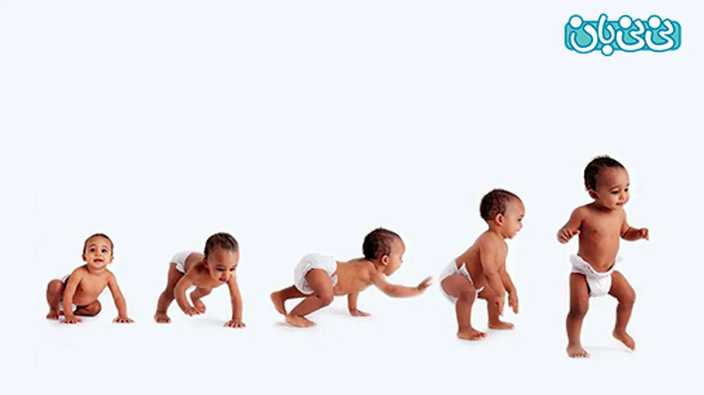 مراحل راه رفتن کودک
