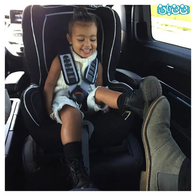 کیم کارداشیان و دخترش، نورث وست