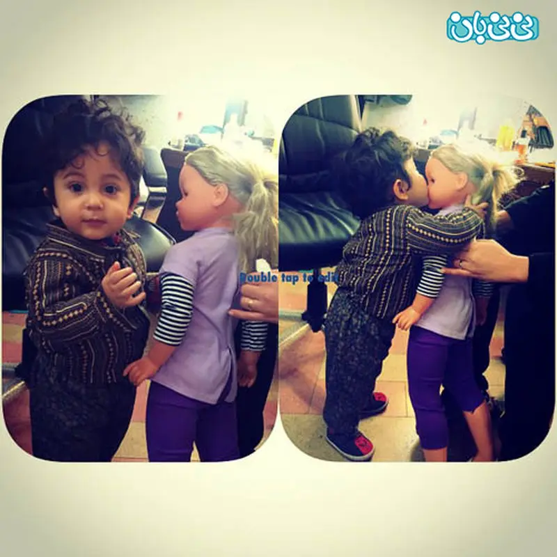 عکس ستاره اسکندری و پسرش در «دندون طلا»