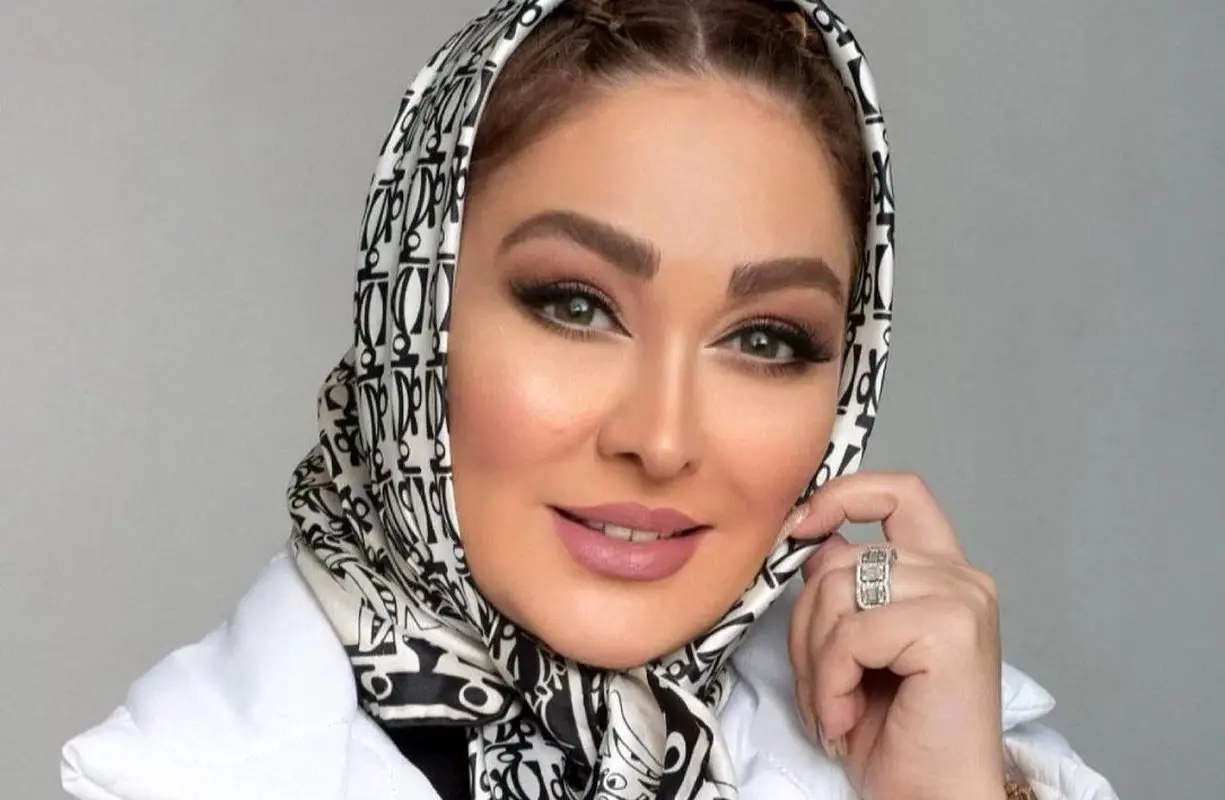 آرایش جیغ الهام حمیدی سوژه شد / کت و شلوار صورتی خانم بازیگر + جدول