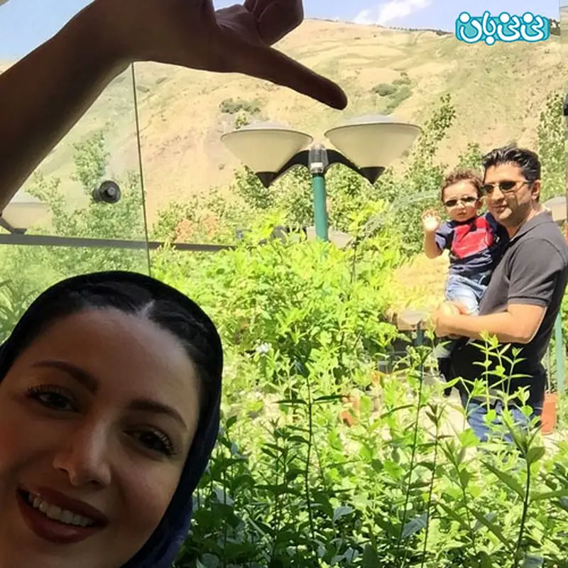 شیلا خداداد بازیگر، سلفی خانوادگی