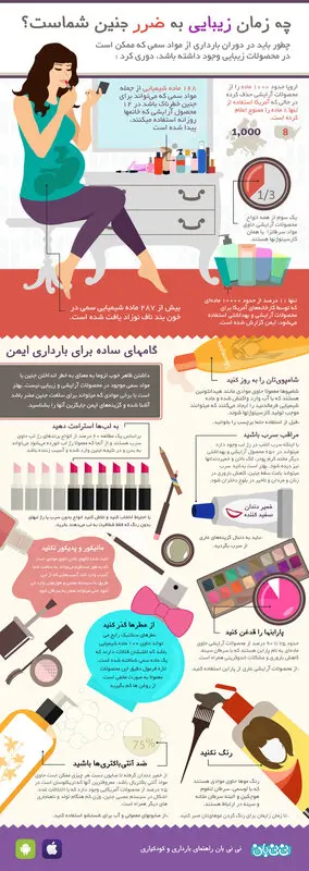 لوازم ارایشی در بارداری، زیبایی به چه قیمت؟
