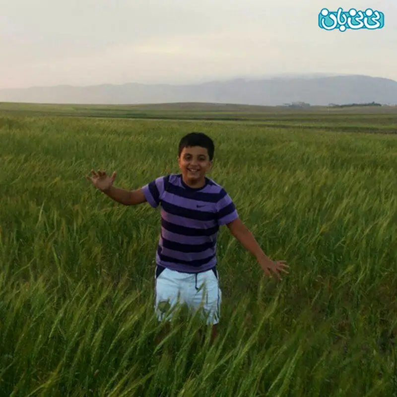 عکس پسر امیر جعفری، آقا آیین