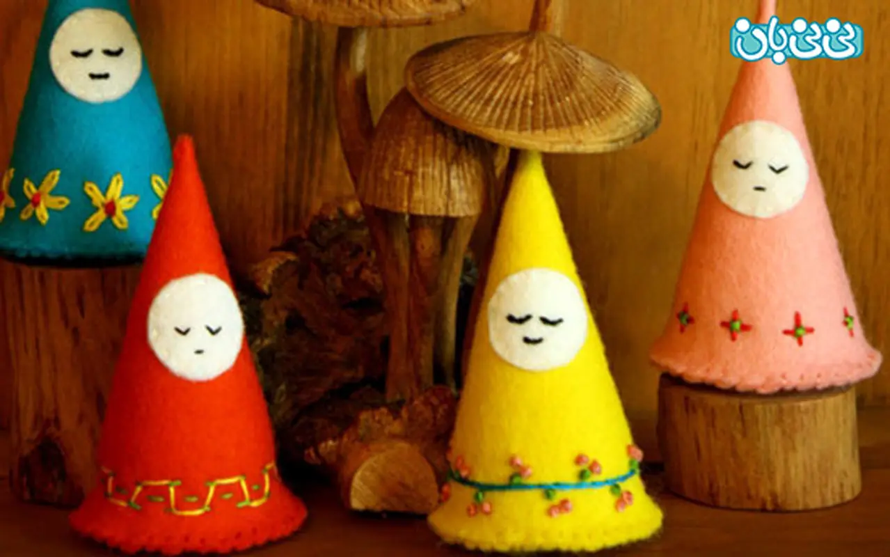 ساخت عروسک برای کودک، خلاقیت با پارچه‌های نمدی