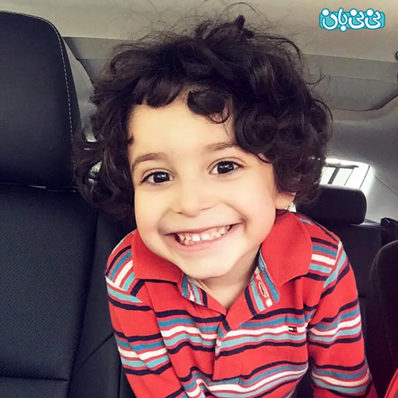 عکس پسر بابک جهانبخش، آرتا فرفری