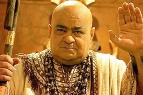 چهره متفاوت عباس امیری مقدم، بازیگر نقش «آنخ ماهو» در سریال یوسف پیامبر، در آخرین روزهای زندگی