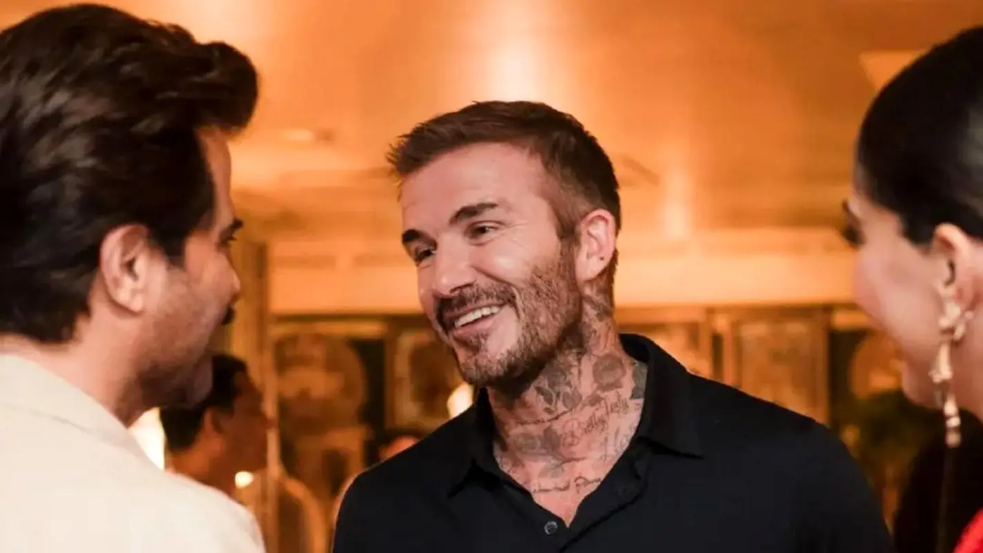 هند در تسخیر دیوید بکام / عکس یادگاری با شاهرخ خان