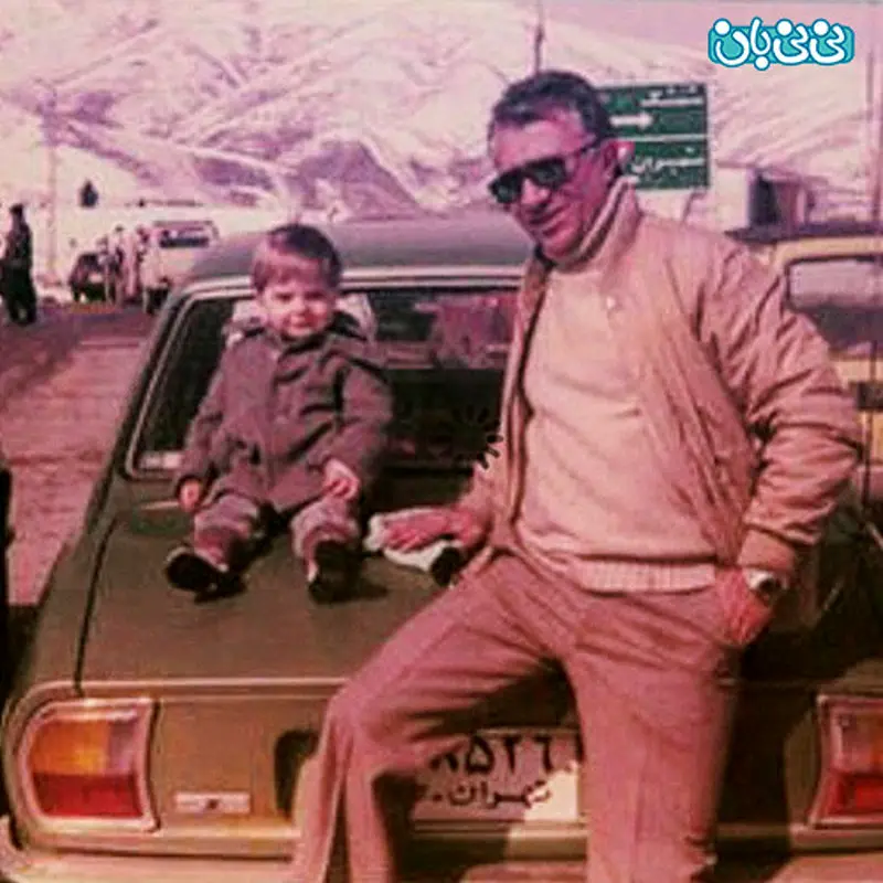 عکس علیرضا رئیسی و پژو 504!