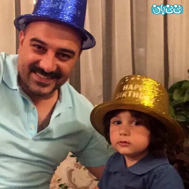 برزو ارجمند و فرزندش، جشن تولد دو سالگی