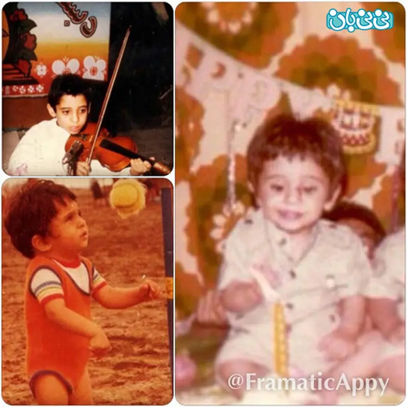 عکس های روزبه نعمت‌ اللهی، دوران کودکی‌اش