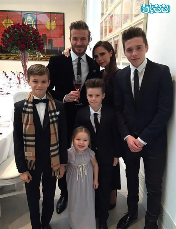 اینستاگرام ویکتوریا بکهام، عکس خانوادگی